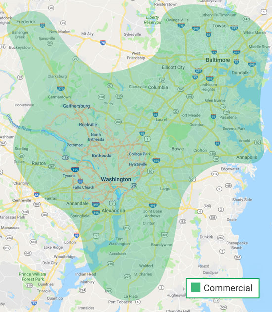 Service Area Map